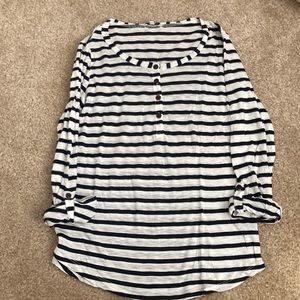 Splendid 3/4 Sleeve Henley